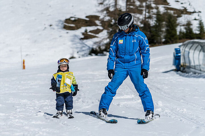 Skicursus met kinderopvang vanaf 2 jaar - skischool Flachau